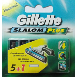 Gillette Змінні касети  Slalom Plus Original (5 + 1 шт) G0030