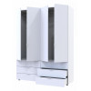 Doros Гелар Белый 2+2 двери ДСП 155х49,5х203,4 (42002117) - зображення 3