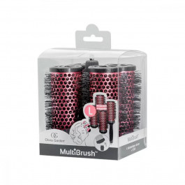   Olivia Garden Набір брашингів  MultiBrush One Size Kit L 46 мм 4 шт зі знімною ручкою в комплекті (OGBMBOSK46L)