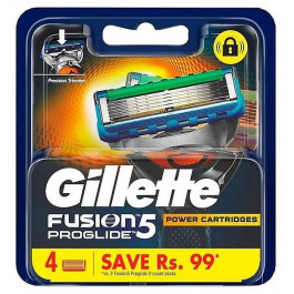 Gillette Змінні касети  Fusion Proglide Power Oriqinal 4 шт.