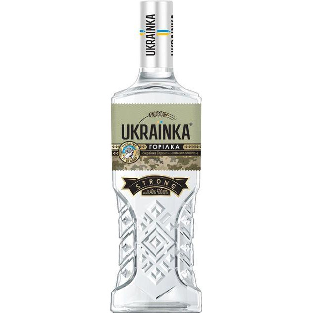 Ukraїnka Горілка  Strong 0.5 л 40% (4820235322410) - зображення 1