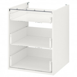 IKEA ENHET Нижня шафа/3 ящики, білий, 60x60x75 см (204.404.18)