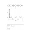Redo Підвісний світильник  TALIS SU 5X28W E14 BRONZE (4.1.1) 01-1635 - зображення 3