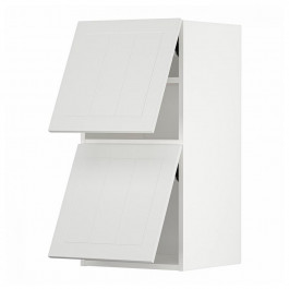IKEA METOD Навісна шафа, рівень, 2 двері, білий/Stensund білий, 40x80 см (594.092.14)