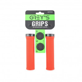 Grey's Гріпси  з гумовим покриттям 2 шт 130 мм Red (GR17410)