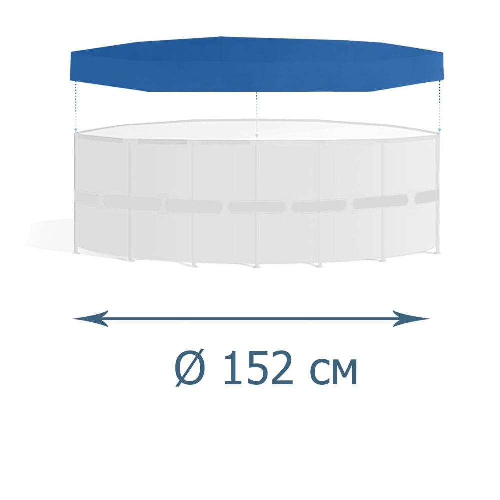  Тент - чохол InPool 33008, для каркасного басейну O 152 см - зображення 1
