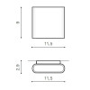 Azzardo Настенный светильник  AZ2179 CREMONA S WH (MAX-1015S-WH) - зображення 2