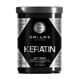 Dallas cosmetics Крем-маска для волос  Keratin Professional Treatment с кератином и экстрактом молочного протеина 1 л
