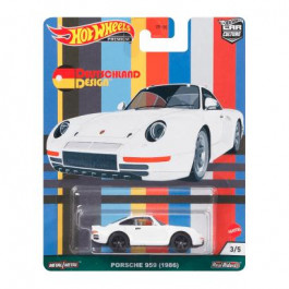 Hot Wheels Porsche 959 (1986) Deutschland Design 1:64 GRJ70 White