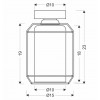 Candellux Точковий світильник  Jonera 1х40 Е27 (31-08404) - зображення 4