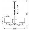 Candellux Люстра  DRAGA 3х60 Е27 (33-04208) - зображення 3