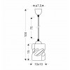 Candellux Люстра  Felis 1х60 Е27 (31-00118) - зображення 8