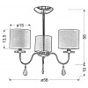 Candellux Люстра  ESTERA 3х40 Е14 (33-11664) - зображення 3