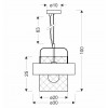 Candellux Люстра  Fiba 1х40 Е27 (31-78506) - зображення 3