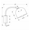 Candellux Бра  RUPI 1х40 Е27 (21-76687) - зображення 4