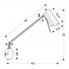 Candellux Бра  MILLY 1x40 GU10 (21-73907) - зображення 3