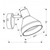 Candellux Бра  GREGORY 1х40 Е14 (21-76724) - зображення 3