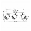 Candellux Aleksandria 3х40 Е14 (93-13767) - зображення 7