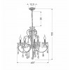 Candellux AURORA 5х40 Е14 (35-73730) - зображення 2