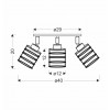 Candellux Світильник спотовий  Glob 3х40 Е27 (98-00392) - зображення 4