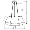 Candellux Люстра  GIRL 3хЕ27 (33-62949) - зображення 3