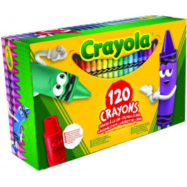 Crayola Набір  воскової крейди, 120 шт. зі стругачкою (52-6920)