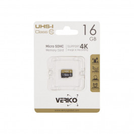 VERICO 16 GB microSDHC UHS-I Class 10 1MCOV-MDH9G3-NN