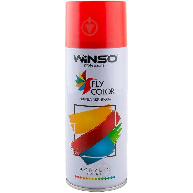 Winso Краска акриловая 381440 WINSO 450 мл Spray вишневый (Wine Red/RAL3005) - зображення 1