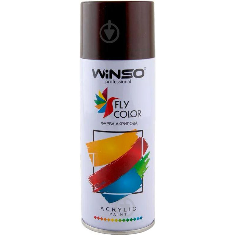 Winso Краска акриловая 381424 WINSO 450 мл Spray коричневый (Brown/RAL3007) - зображення 1