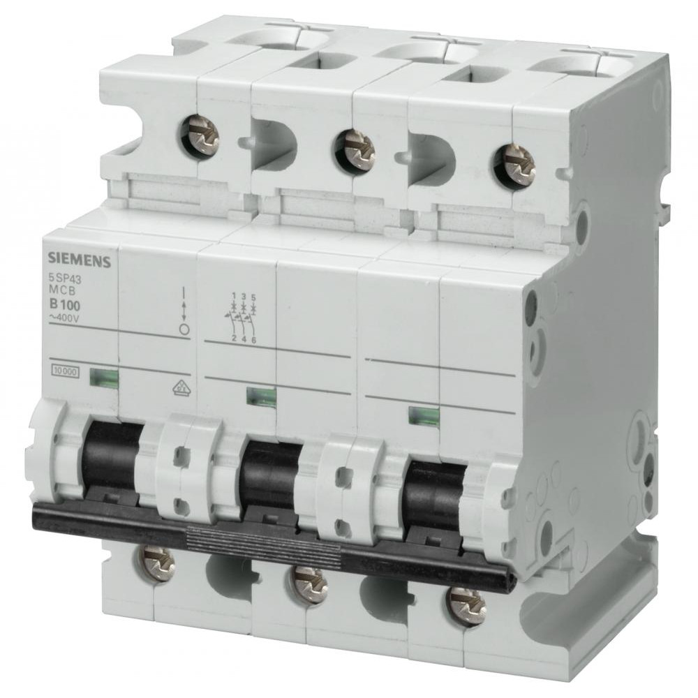 Siemens 400V 6KA, 3-пол.,C, 80A (5SP4380-7) - зображення 1
