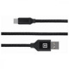 REAL-EL Premium USB A - Type C Fabric 2m Black (EL123500047) - зображення 3