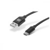 REAL-EL Premium USB A - Type C Fabric 2m Black (EL123500047) - зображення 4