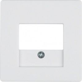 Berker Накладка для громкоговорителей, USB-розеток, полярная белизна Q.х (10336089)