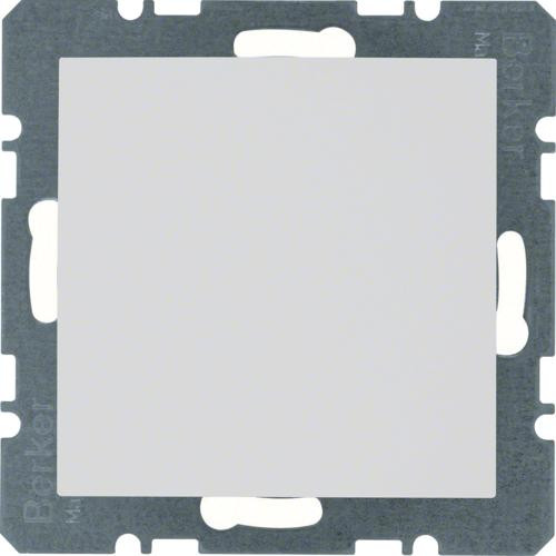Berker Заглушка с центральной панелью без цоколя, белизна S.1/B.3/B.7 (10091909) - зображення 1