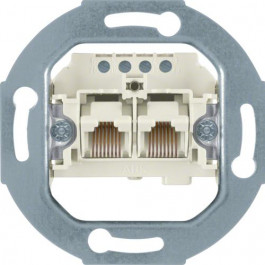   Berker Розетка UAE 2 x 8(4)-полюсная, кат.3 (механизм) (4562)