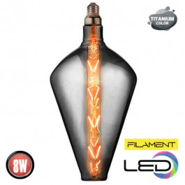 Horoz Electric LED Filament PARADOX-XL Titanium 8W Е27 2400К 250Lm (001-052-00082)