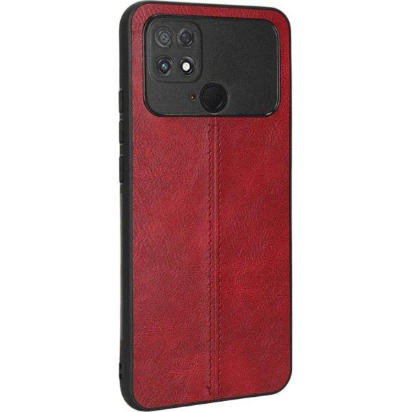 Cosmic Чохол для смартфона Cosmiс Leather Case for Poco C40 Red (CoLeathPocoC40Red) - зображення 1