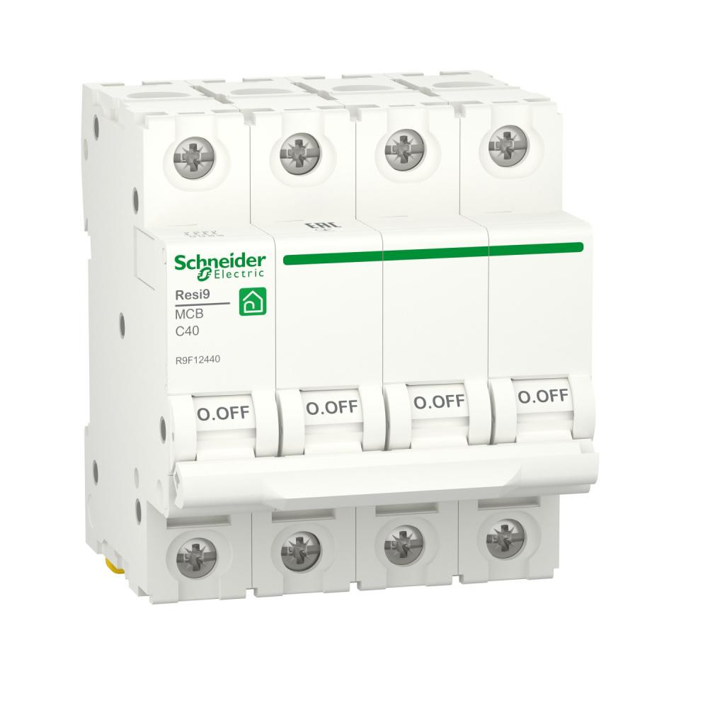 Schneider Electric Resi9 40A 4P кривая С 6кА (R9F12440) - зображення 1