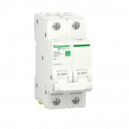   Schneider Electric Resi9 6A 2P кривая В 6кА (R9F02206)