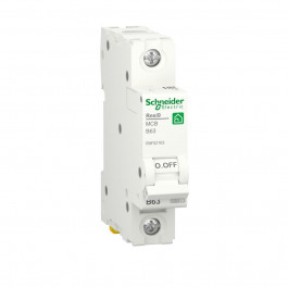   Schneider Electric Resi9 63A 1P кривая В 6кА (R9F02163)