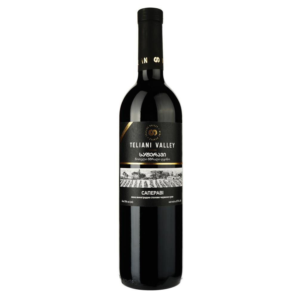 Teliani Valley Вино  Сапераві червоне сухе, 13%, 750 мл (4860065010040) - зображення 1