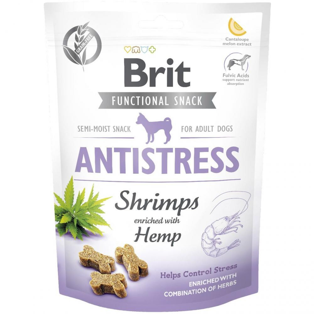 Brit Functional Snack Antistress креветка 150 г (8595602539987) - зображення 1
