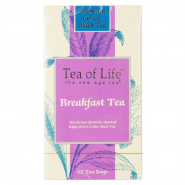   Tea of Life Чай черный Tea of Life Breakfast Tea К завтраку 25*2г/уп (0680275046905) (582933)