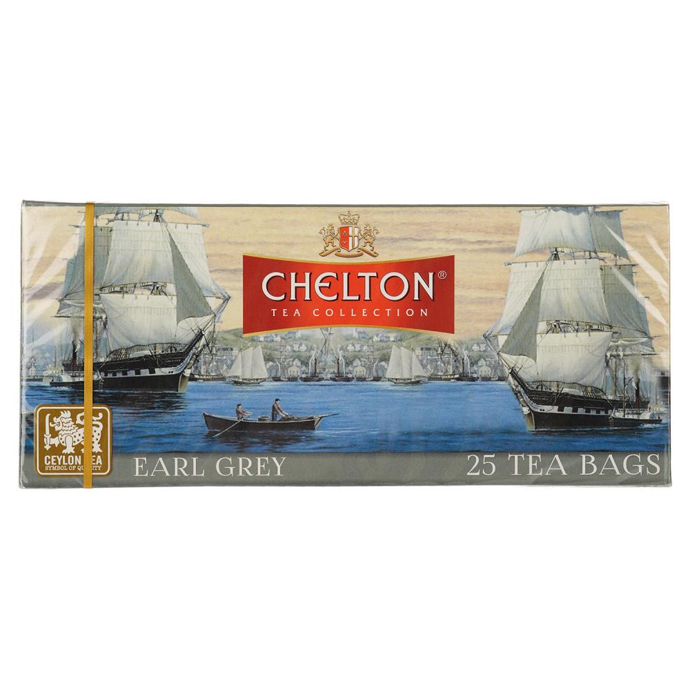 Chelton Чай чорний  Earl Grey, 25*1,5 г (4792055021036) - зображення 1