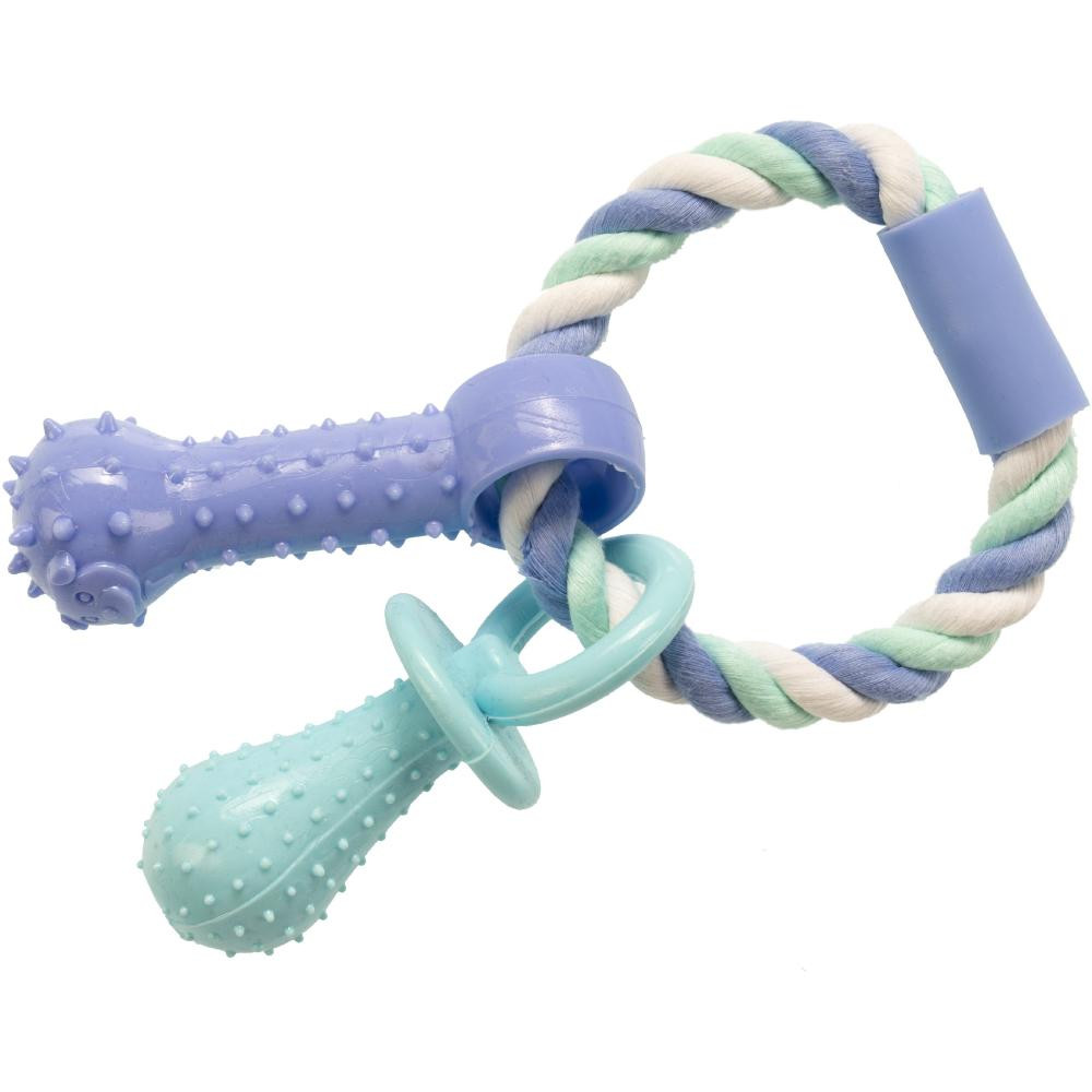 GimDog Іграшка для собак  Дент Плюс мотузка/кільце з термопластичною гумою 15 см (8009632024561) - зображення 1