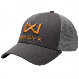 Wiley X Бейсболка  Trucker Cap - Dark Grey/Orange WX/