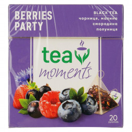 Tea Moments Чай чорний  Berries Party, 20*1,8 г (4823118600230)