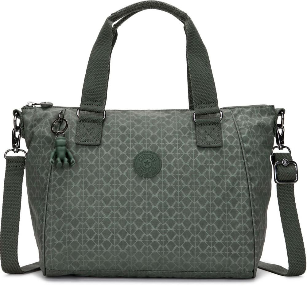 Kipling Жіноча сумка  AMIEL Sign Green Emb (F6C) K16616_F6C - зображення 1