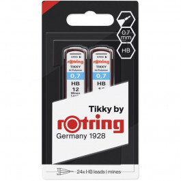   rOtring Грифели  0,7 мм HB (12) блистер 2шт R1904837