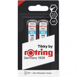   rOtring Грифели  0,5 мм HB (12) блистер 2шт R1904836